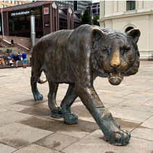China factory directly supplied life size bronze leopard sculpture